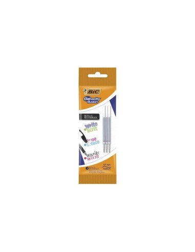 BIC RICARICA GELOCITY ILLUSION 0.7 AZZURRO 3 