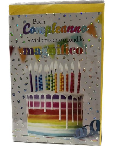 BIGLIETTO D'AUGURI COMPLEANNO