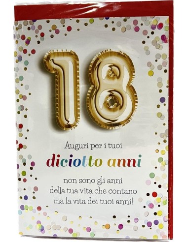 Biglietto di Auguri di 18 anni