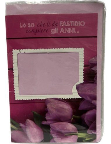 BIGLIETTO D'AUGURI COMPLEANNO