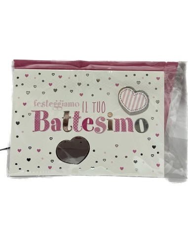 BIGLIETTO D'AUGURI BATTESIMO