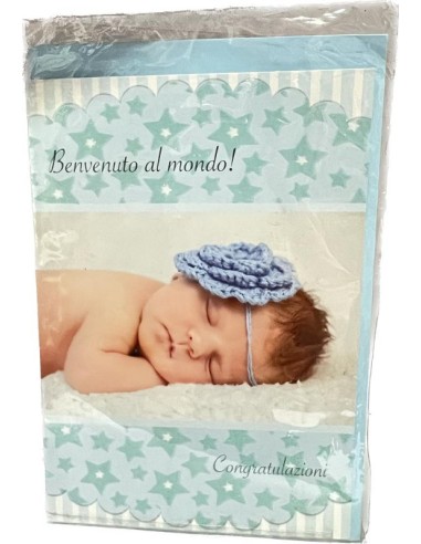 BIGLIETTO D'AUGURI NASCITA