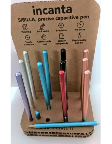 SIBILLA PENNA DI PRECISIONE PER TUCH SCREEN - ARGENTO