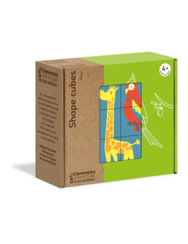 CLEMENTONI SHAPE CUBES 12 PEZZI