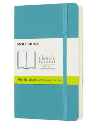 MOLESKINE CLASSIC COLLECTION SOFT COVER PAGINE BIANCHE A6 AZZURRA