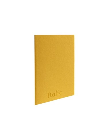 Taccuino Italian Types Italic Giallo 1 Rigo 192