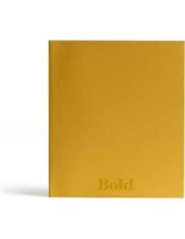 Taccuino Italian Types Bold Giallo Pagine Bianche 192