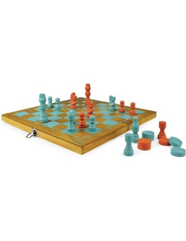 LEGAMI SCACCHI E DAMA IN LEGNO