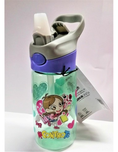ME CONTRO TE - BORRACCIA TRITAN CON BECCUCCIO IN SILICONE 480ml 