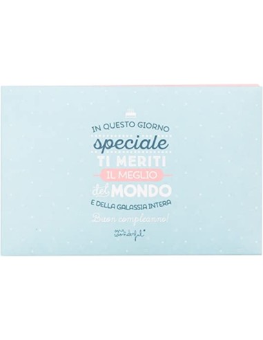 MR WONDERFUL ALBUM PER COMPLEANNO