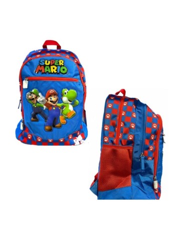 ZAINO SUPERMARIO 3 TASCHE
