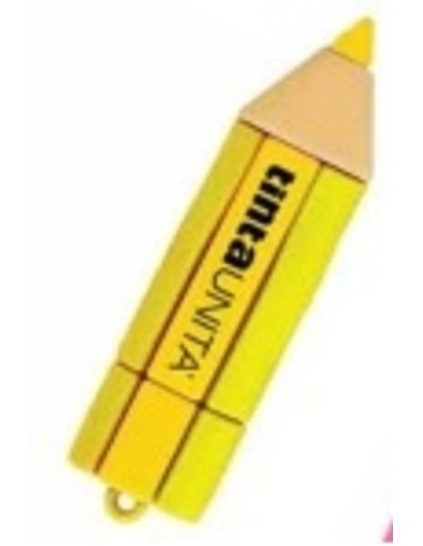 CHIAVETTA USB 16 GB MATITA GIALLA