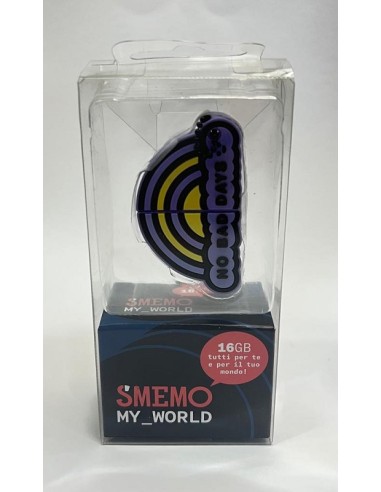 SMEMO MY WORLD CHIAVETTA USB 16GB VARIE FANTASIE