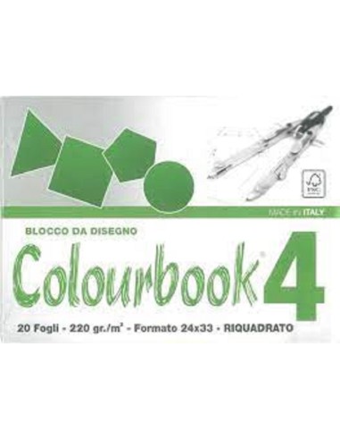 COLOURBOOK ALBUM RIQUADRATO 20 FOGLI 220g