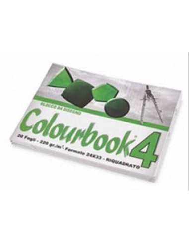 COLOURBOOK ALBUM DA DISEGNO RIQUADRATO 20 FOGLI 220g 33X48