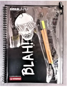 QUADERNO MAXI A4 SPIRALATO 5mm + 2 STABILO POINT 88