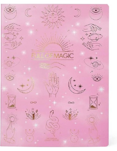 QUADERNO A RIGHE 100 PG. LEGAMI - FULL OF MAGIC 