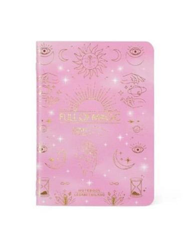 QUADERNO MEDIUM A RIGHE 80 PG. LEGAMI - FULL OF MAGIC 