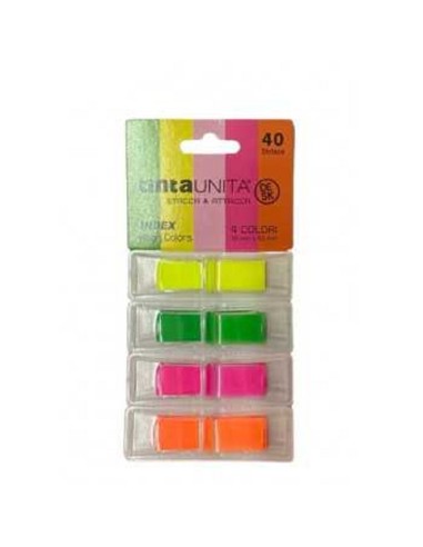 TINTAUNITA STACCA E ATTACCA 4 COLORI FLUO 40 STRISCE