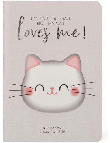 LEGAMI NOTES A6 A RIGHE GATTO