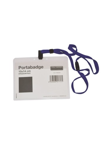 PORTABADGE 10X14cm ORIZZONTALE