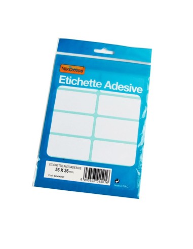 ETICHETTE ADESIVE 56X26mm 100 PEZZI