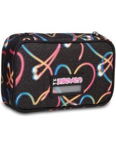 ASTUCCIO ACCESSORIATO CON TRE ZIP - SEVEN 7.1 - YOURSELF GIRL