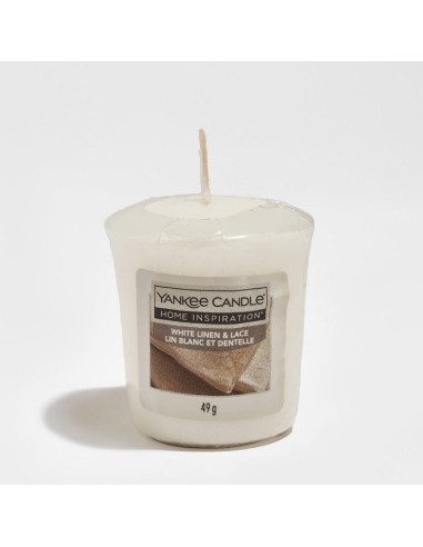 YANKEE CANDLE WHITE LINEN AND LACE