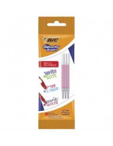 BIC RICARICA GELOCITY ILLUSION 0.7 ROSA 3