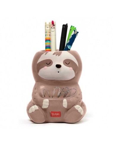 PORTAPENNE IN CERAMICA - DESKFRIENDS - SLOTH