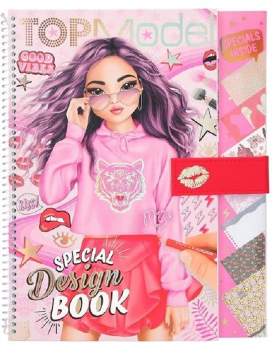 TOPMODEL SPECIAL DESIGN BOOK CON STENCIL E ADESIVI