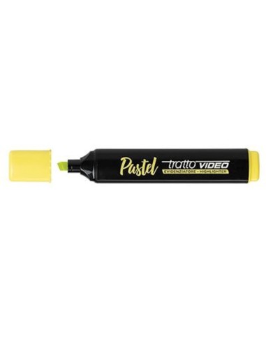 EVIDENZIATORE PASTELLO TRATTO VIDEO GIALLO  