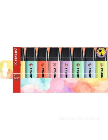 EVIDENZIATORI STABILO BOSS ORIGINAL PASTEL - CONF. DA 8