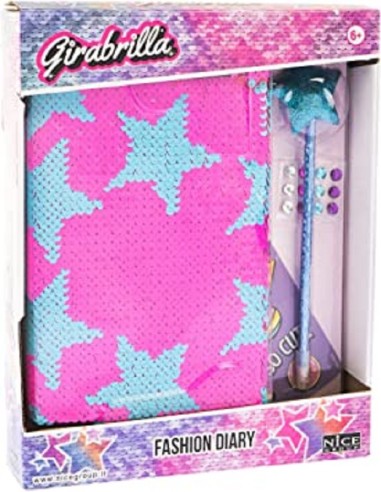 GIRABRILLA FASHION DIARY CON PENNA 
