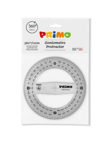 GONIOMETRO PROTRACTOR 360gr. 12cm