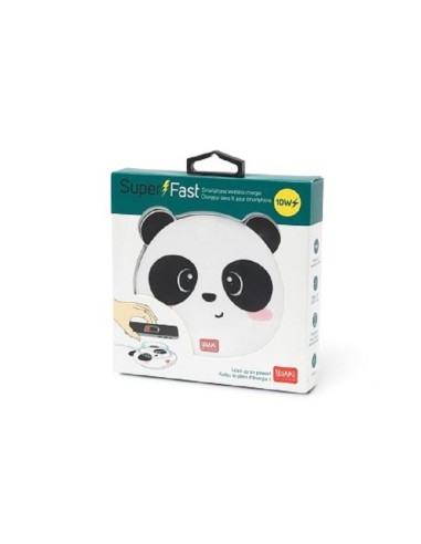LEGAMI CARICABATTERIE CELLULARE WIRELESS 10W PANDA
