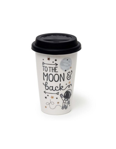 TAZZA PER CAFFE TU VUO' FA L'AMERICANO TO THE MOON AND BACK