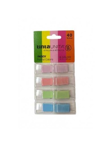 TINTAUNITA STACCA E ATTACCA 4 COLORI PASTELLO 40 STRISCE 