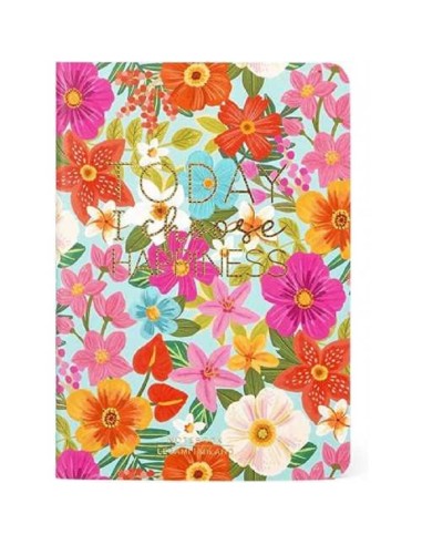 LEGAMI NOTES A6 A RIGHE TEMA FLOREALE