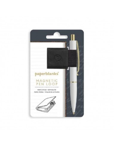 PAPERBLANKS MAGNETIC PEN LOOP PELLE NERA