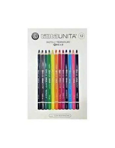 PASTELLI ACQUERELLABILI TINTA UNITA MINA 4.0 - CONF. DA 12