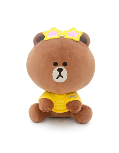 PELUCHE LINE FRIENDS ORSETTO VESTITO GIALLO