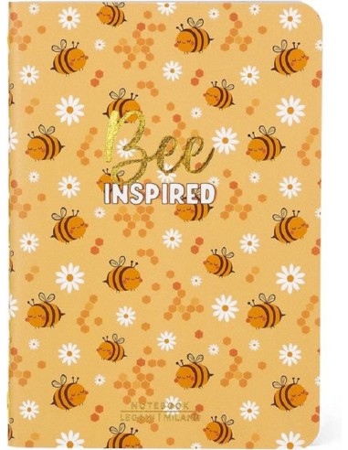 QUADERNINO A RIGHE 80 PG. LEGAMI - BEE INSPIRED