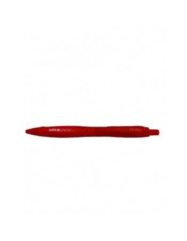 PENNA A SFERA A SCATTO TINTA UNITA ROSSO