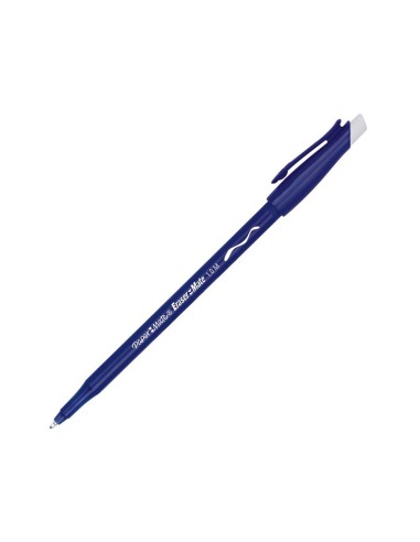 PENNA REPLAY PAPER MATE CANCELLABILE CON GOMMINA - BLU