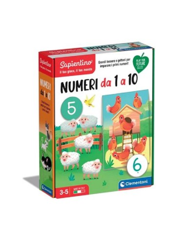SAPIENTINO NUMERI DA 1 A 10