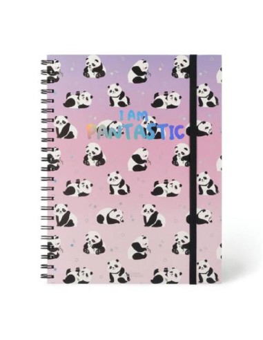 QUADERNO SPIRALATO 3 IN 1 LEGAMI - I AM PANDASTIC