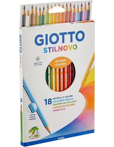 Pastelli Giotto Stilnovo Maxi 18 pezzi