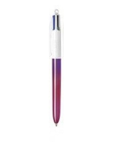 BIC PENNA 4 COLORI METALLIZZATA CANGIANTE ROSA