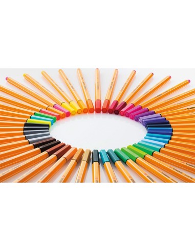 FINELINER STABILO POINT 88 AZZURRO FLUO 88/031